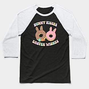 Bunny Kisses Donut Lover Easter Gift Baseball T-Shirt